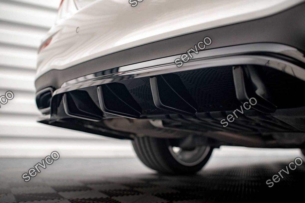 Prelugire splitter bara spate Mercedes E Class W213 Facelift pachet AMG Line 2021- v10 - Maxton Design