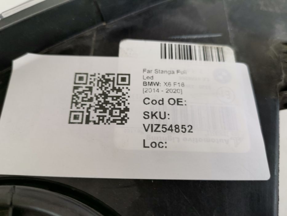 Фар Ляв Пълен LED BMW X6 F16 [ - ] Оригинален Far Lyav Pylen LED BMW X