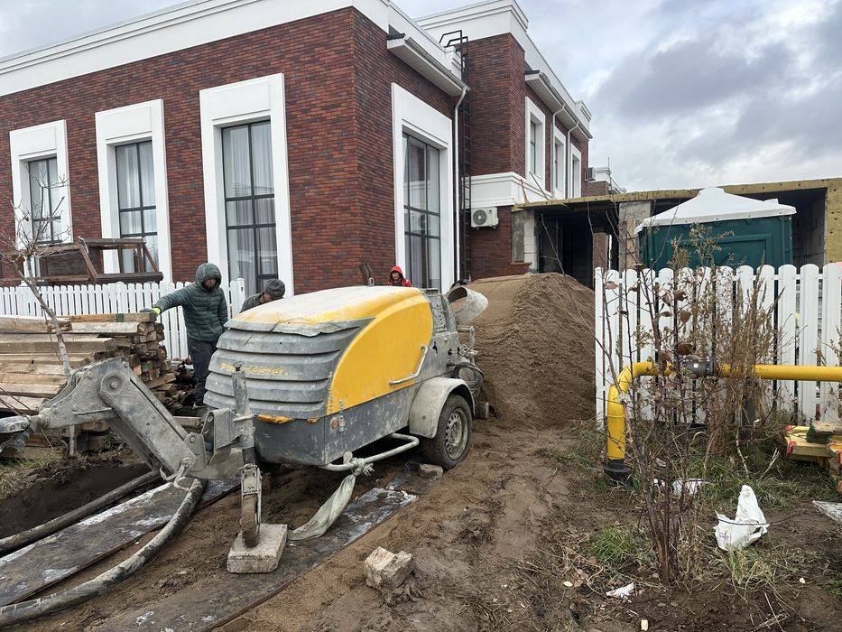 Стяжка полусухая!