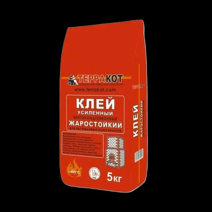 Клей усиленный жаростойкий 5 кг