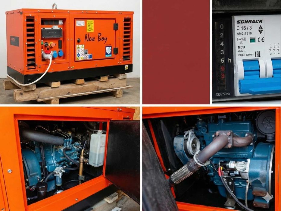 Generator diesel Profesional EPS113TDE KUBOTA 11kVA industrial 8 kw