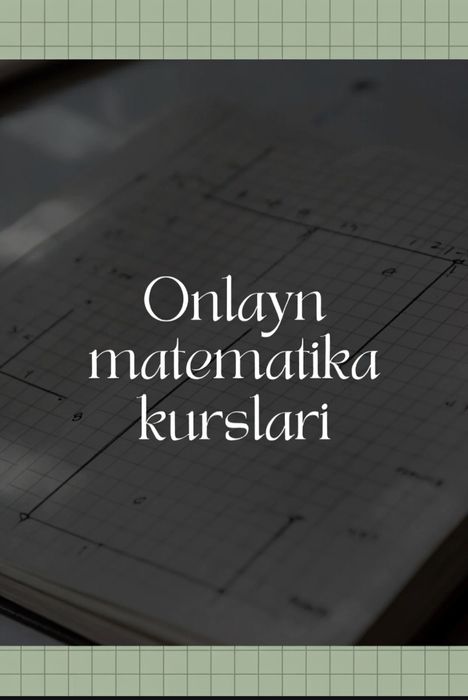 Математика онлайн курс нарх: 500