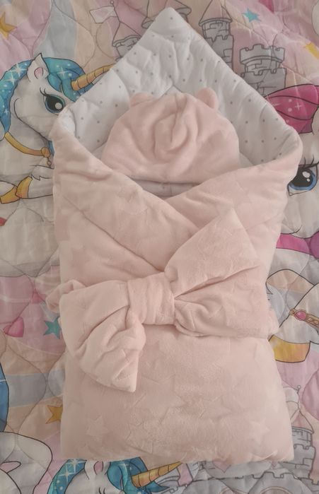 Осенний конверт на выписку для девочки