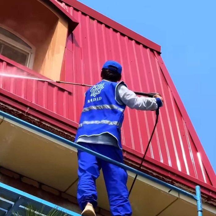 Fasad va oyna yuvish | Мойка окон и фасадов Ташкент | Fasad tozalash