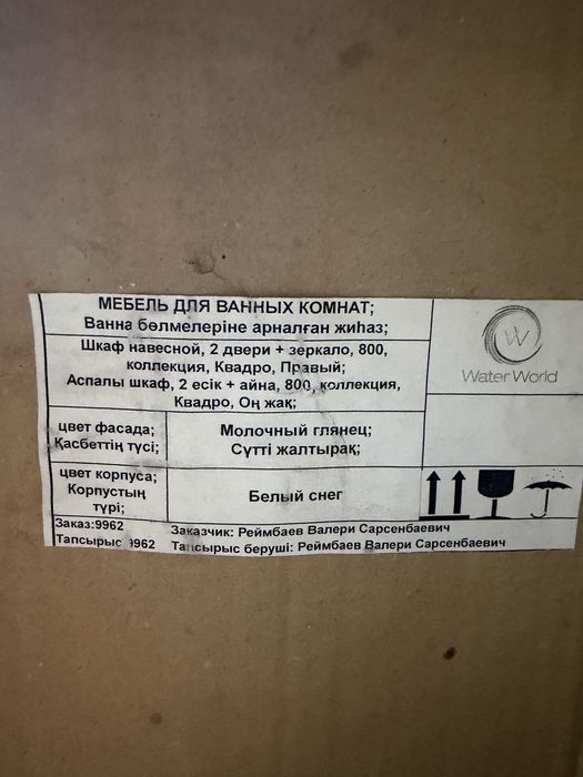 Шкаф в ванную комнату