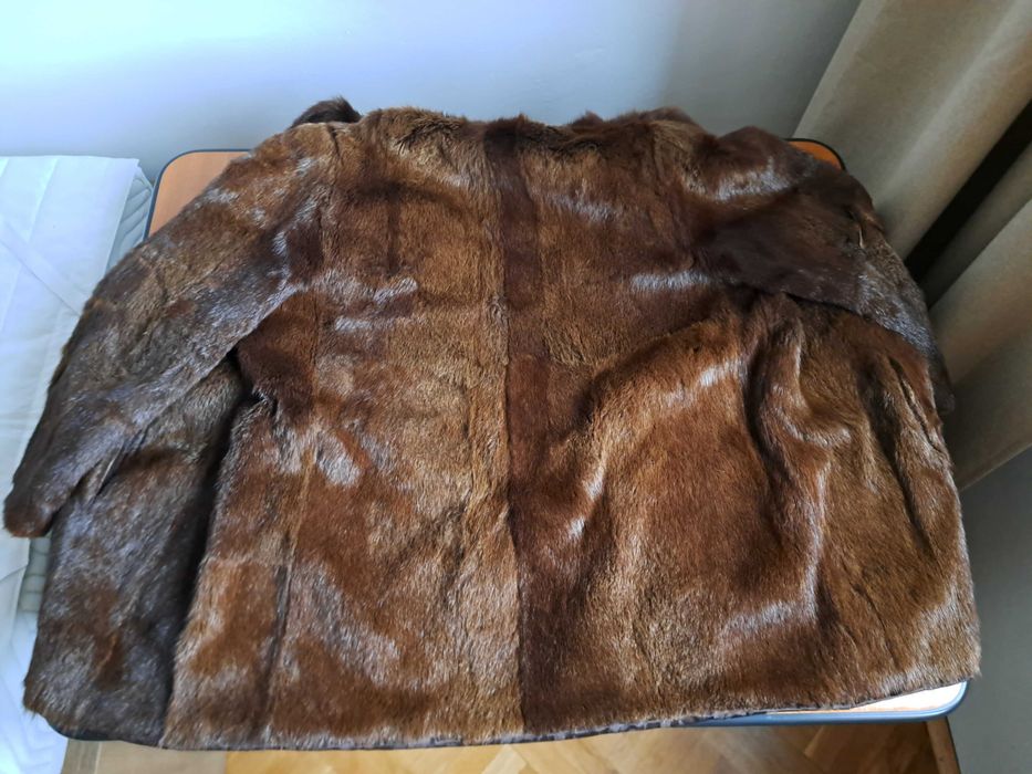 Палто от норка, естествена кожа