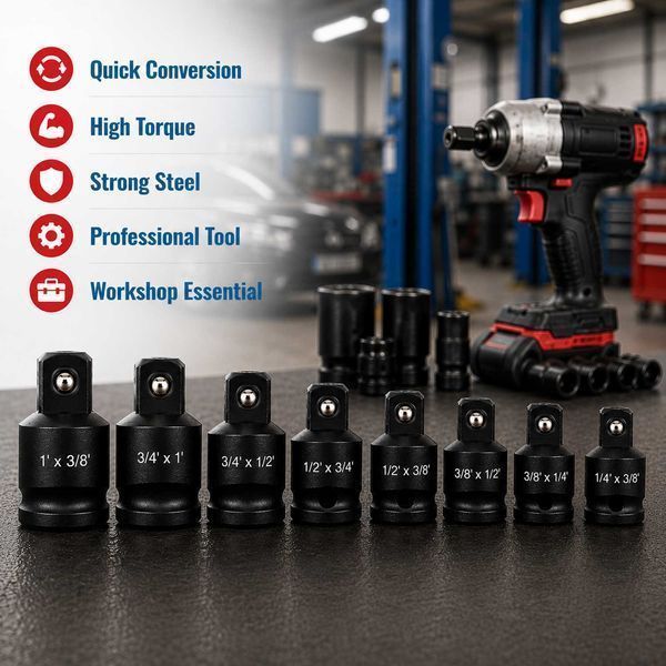 Комплект ударни адаптери 8 бр. gebo tools