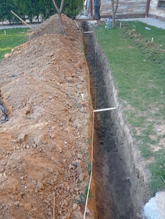 Траншея казибериш ручной подкоп