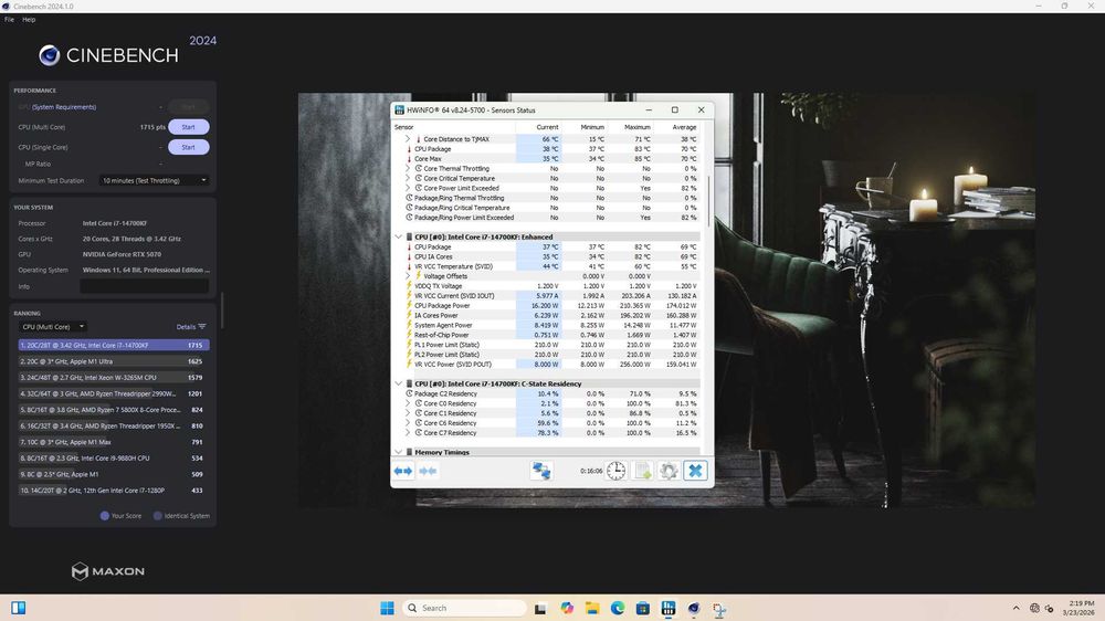 PC Gaming Intel Core i7 14700KF RTX 5070 "BTF"
