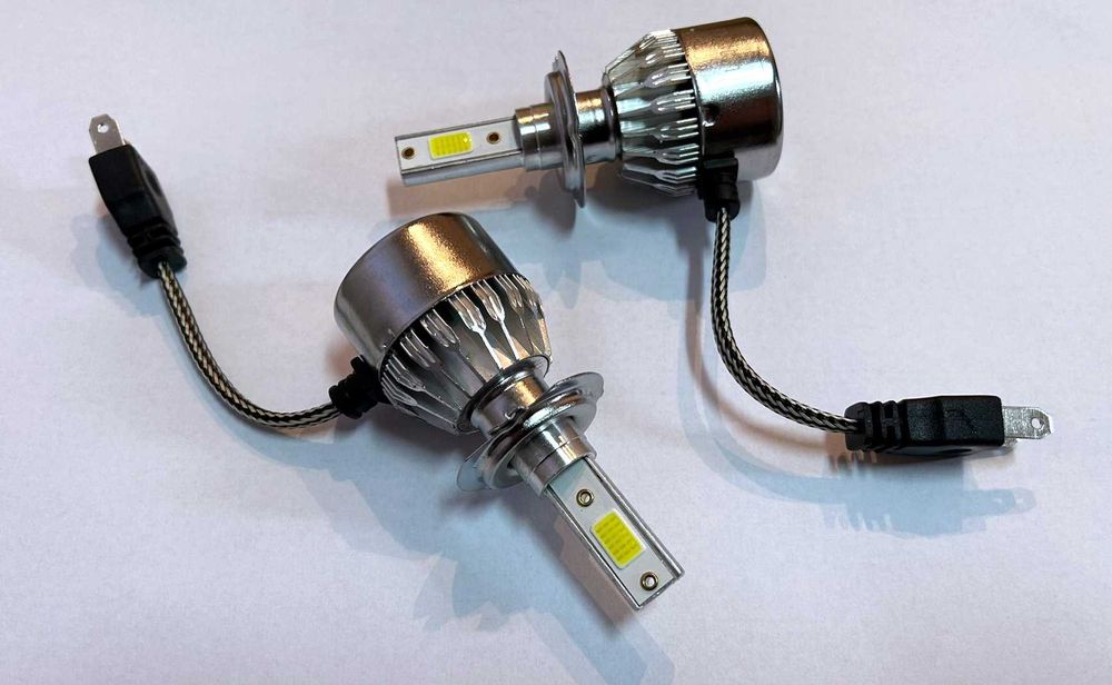 Set 2 Becuri H7 Led Auto  6000k 36W 3500LM