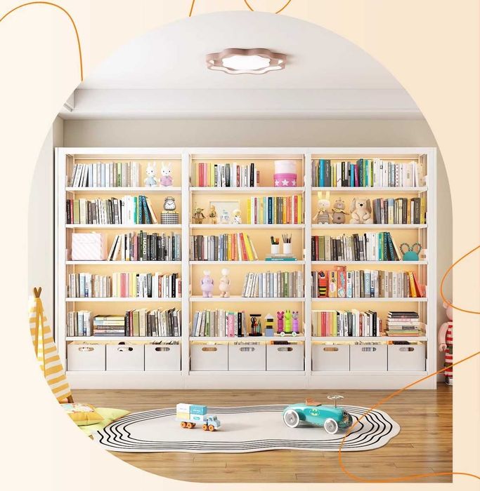 Металл китоб жавони / меҳмонхона / полкалари созланади / мустаҳкам