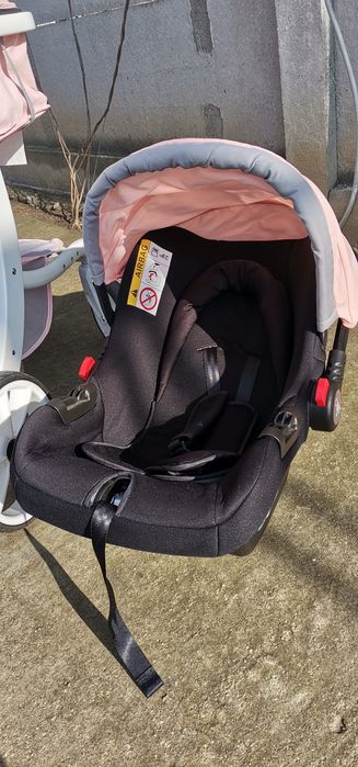 Vand Carucior fete Visoli Pink 3 in 1