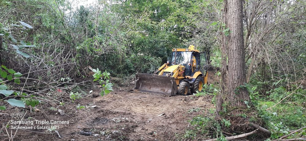 Услуги с комбиниран багер  и автокран