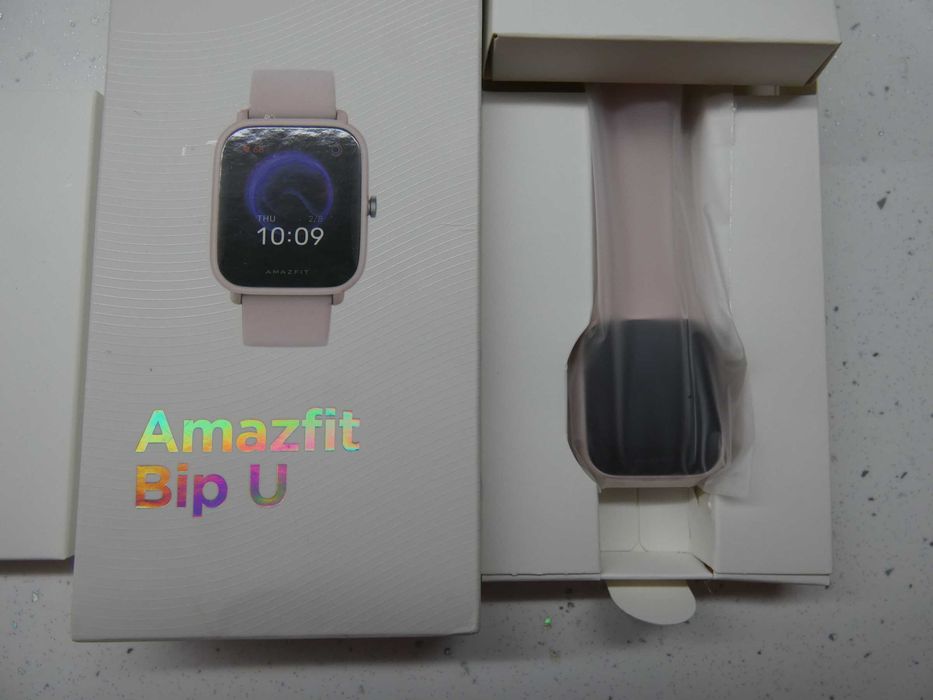 Нов Смарт Часовник Amazfit Bip U Pink - розов Smart Watch