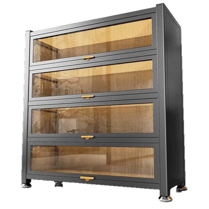 Metall oshxona stelaji/idish-tovoq va donlar uchun javonlar