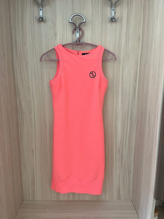 Рокля Alessa City Lights Bodycon - розов неон, XS