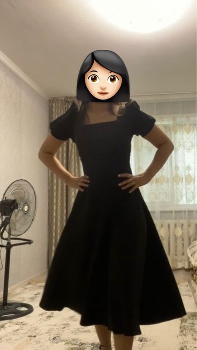 Продам черное платье 7 000 тг