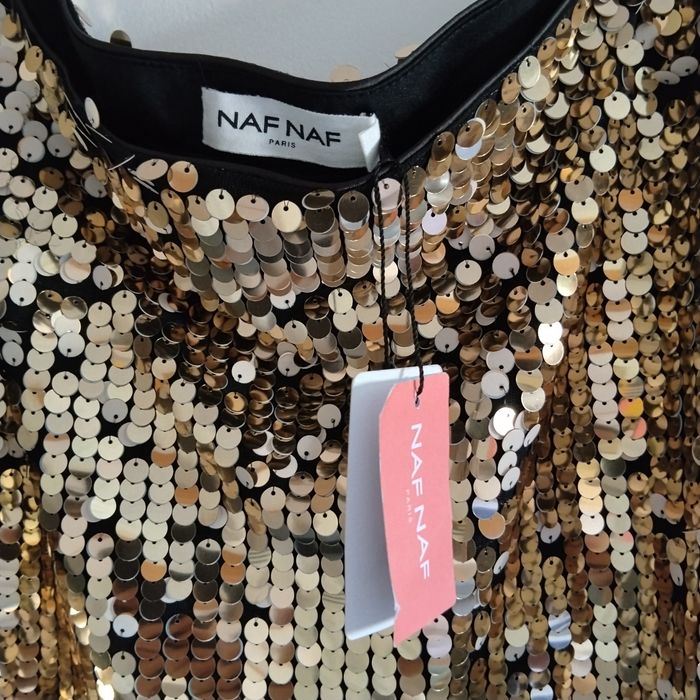 Fustă paiete Naf Naf