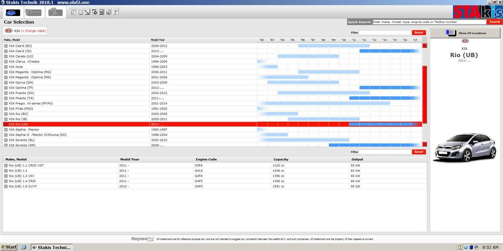 Ръководство за ремонт на автомобили Atris Stakis Technik 2019