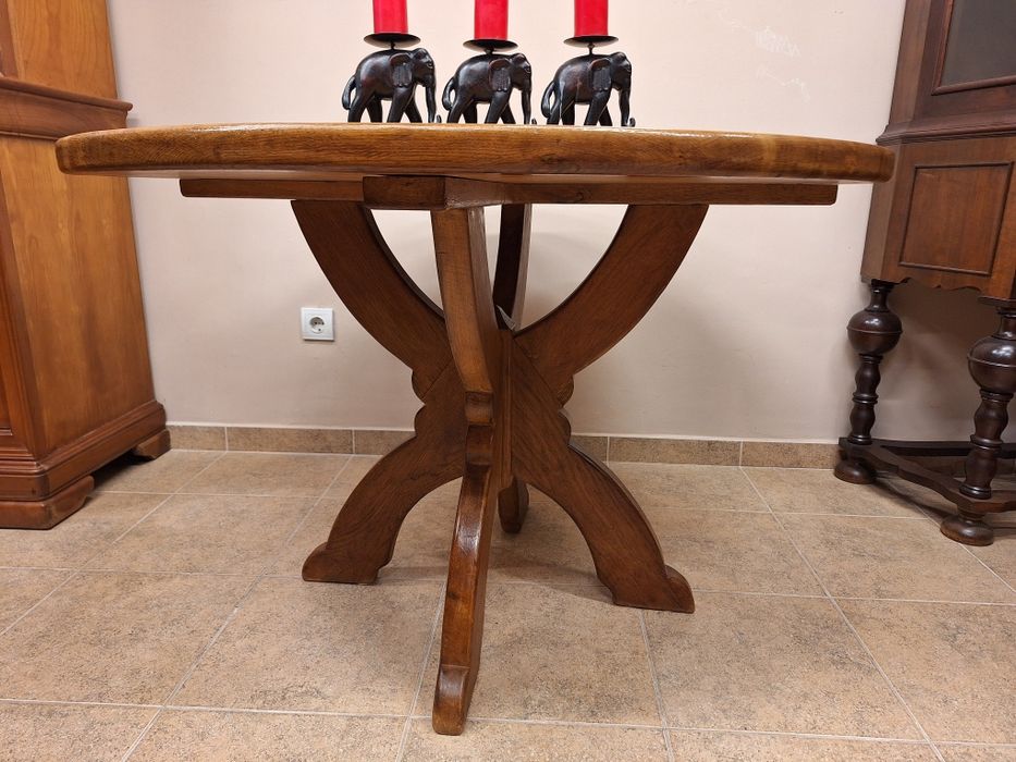 Маса за трапезария дъб масив