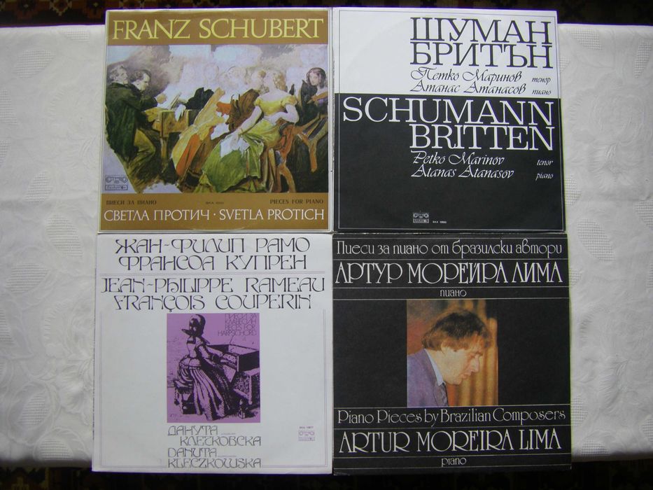 Нови грамофонни плочи с класическа музика