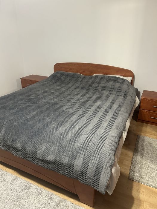 Set dormitor, dulap, 2 noptiere, pat