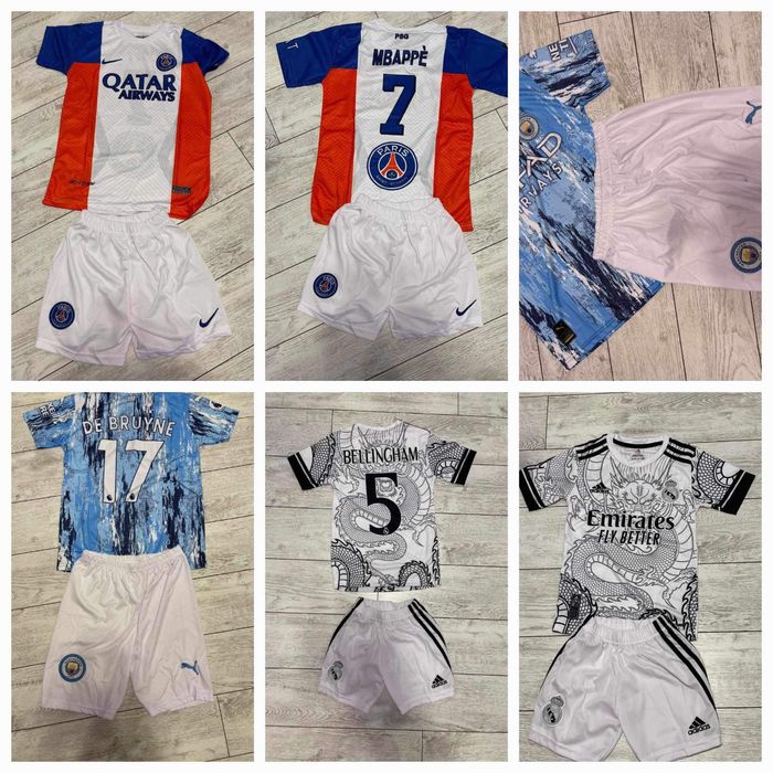 Футболни екипчета на едро