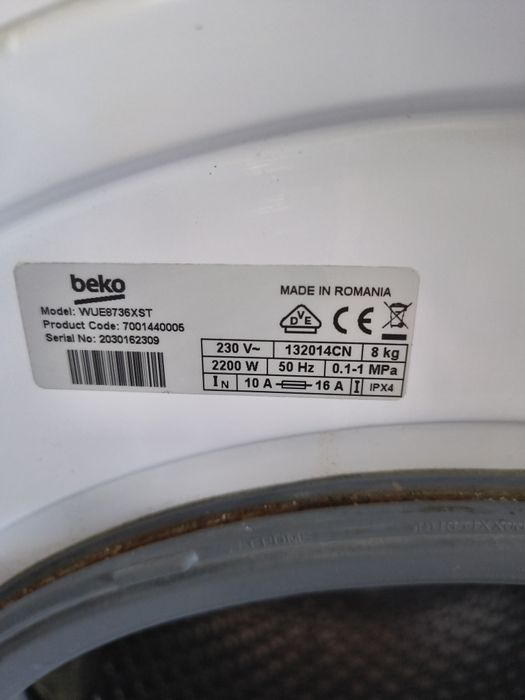 Mașina de spălat Beko 8 kg