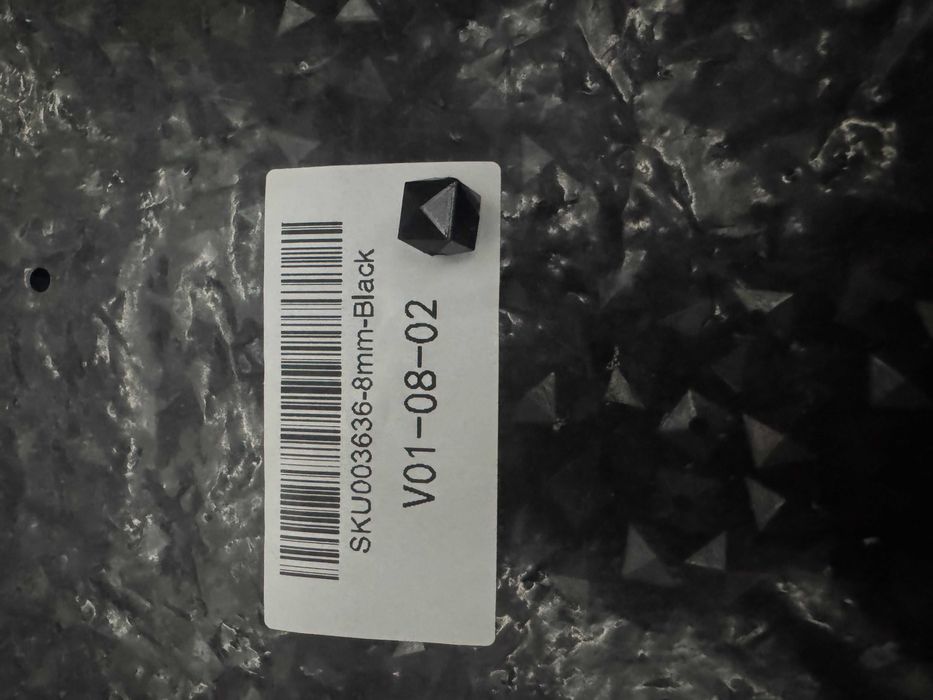 Черни мъниста  - 8мм за ръчна изработка