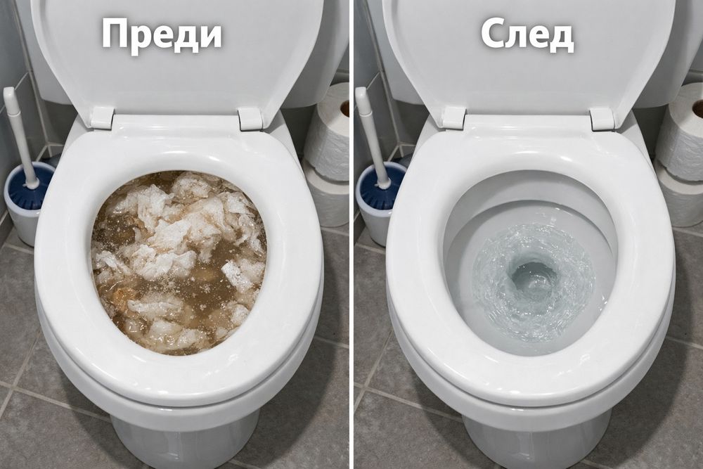 Отпушване на канали-ВиК услуги- Цяла България