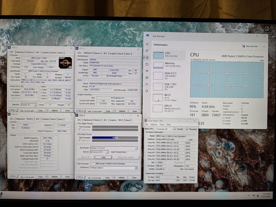 Desktop PC Gaming Ryzen 5 5600 16GB RAM RTX 3060 Ti CADOU KIT
