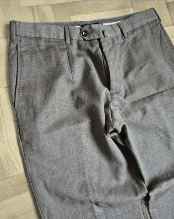 Pantaloni Angelico Luca Bani, Lână Woolmark Noua Virgină Tasmania 48