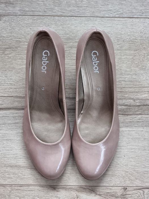 Pantofi cu toc din piele naturala, Gabor, mărimea 39