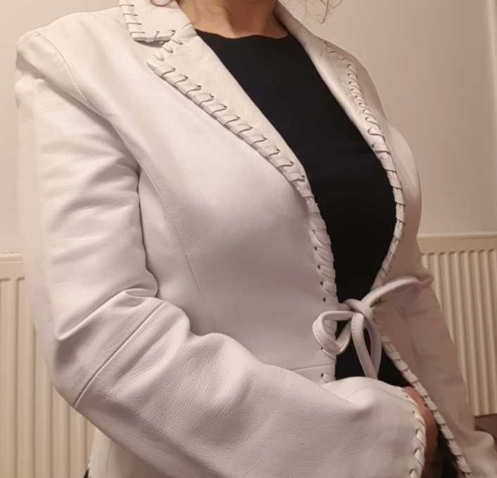 Geaca dama eleganta din piele naturala-marimea 40