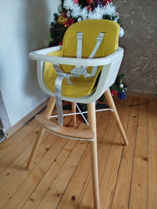 Столче за хранене(жълто).Chipolino-Woody