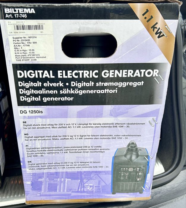 Vand generator electric 1.1 KW.