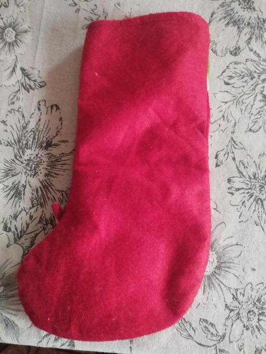 Сапожок для новогодних подарков.