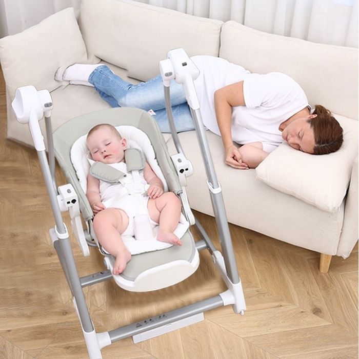 Maribel 3 in 1  Стульчик для кормления+бустер+качели