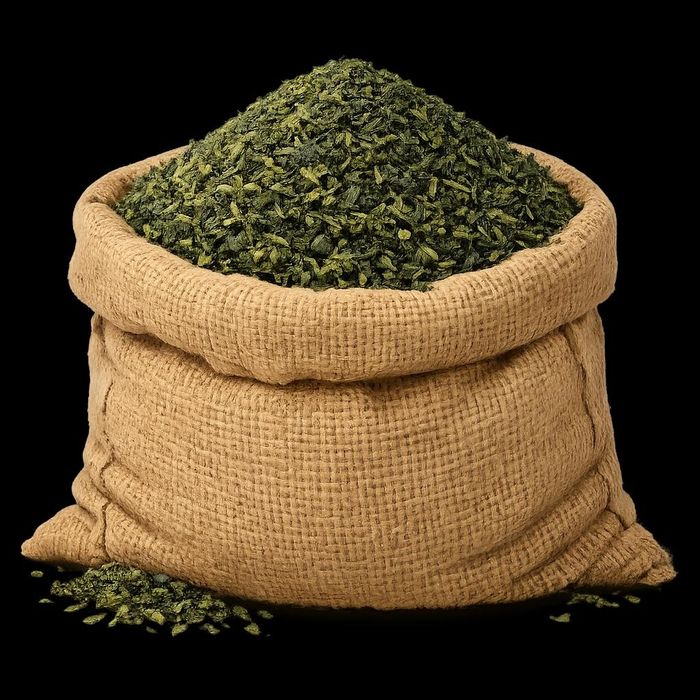 Зеленый чай 25кг в мешке