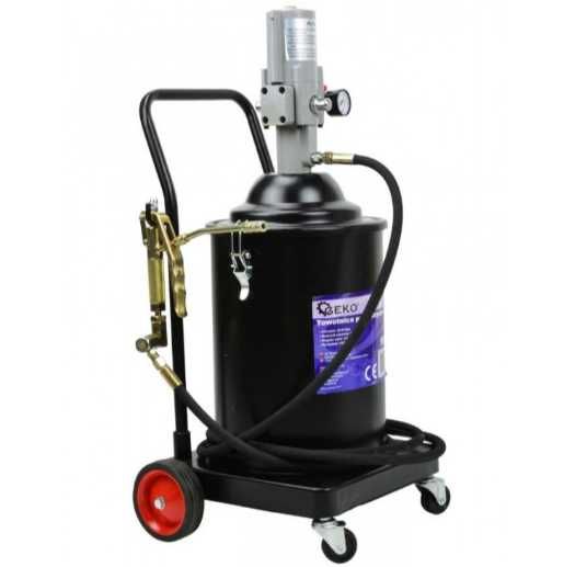 Пневматична помпа за гресиране - такаламит, 16л G01137