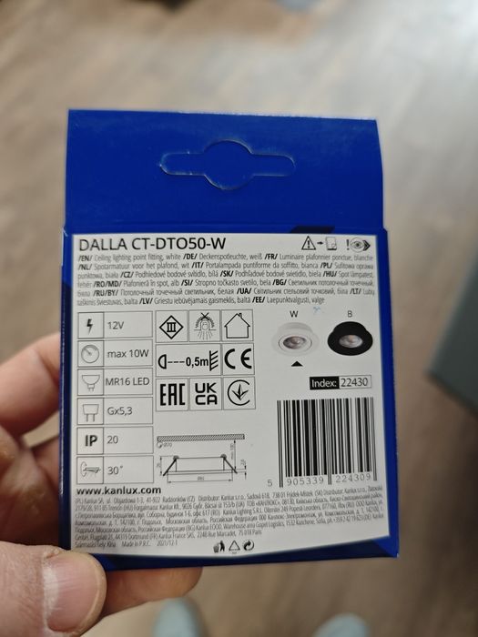 Лунички Dalla CT 8бр.за таван (гипсокартон)