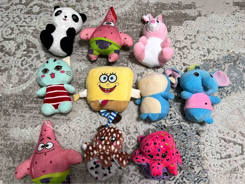 Мягкияе игрушки.