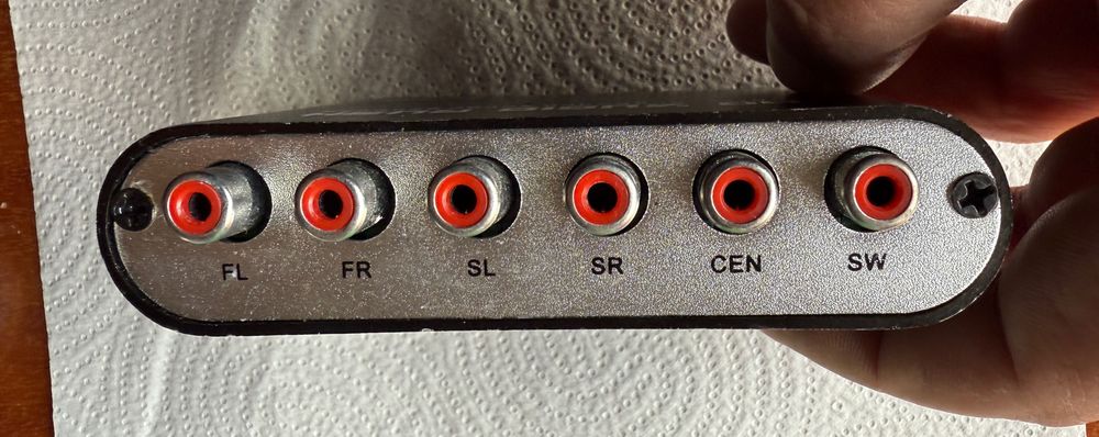 Decodor/Convertor Audio Digital la analog,2.1 si 5.1 Dolby Dts