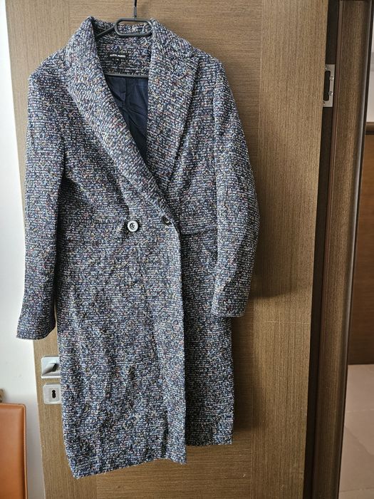 Дамско двуредно палто