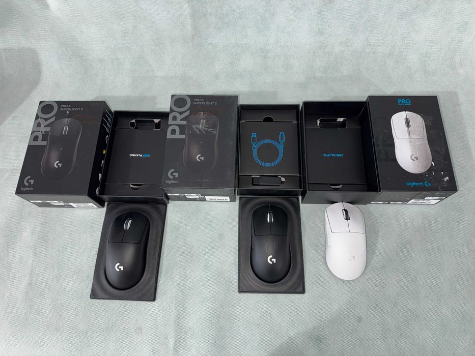 Мишка - Logitech PRO X Superlight 2 /PRO X Superlight Бяла /  ЛОТ / Развалени