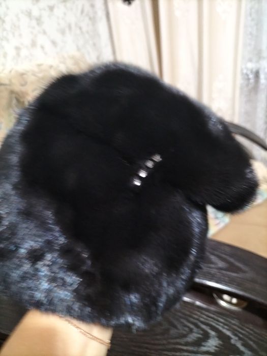 Шапка норка женская