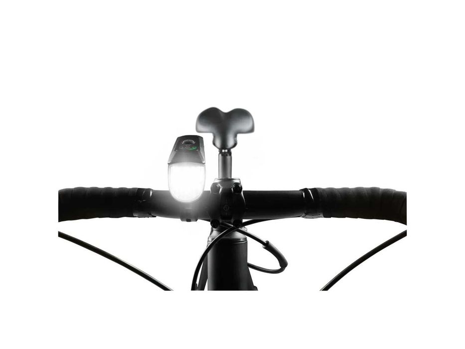 Set lumini LED cu acumulator pentru bicicletă, trotineta ; putere mare, multiple reglaje, calitate premium, CRIVIT, nou, sigilat, realizat in Germania