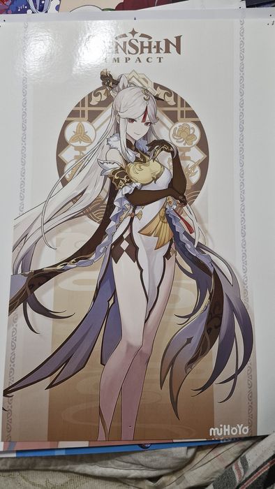 плакаты геншин А3