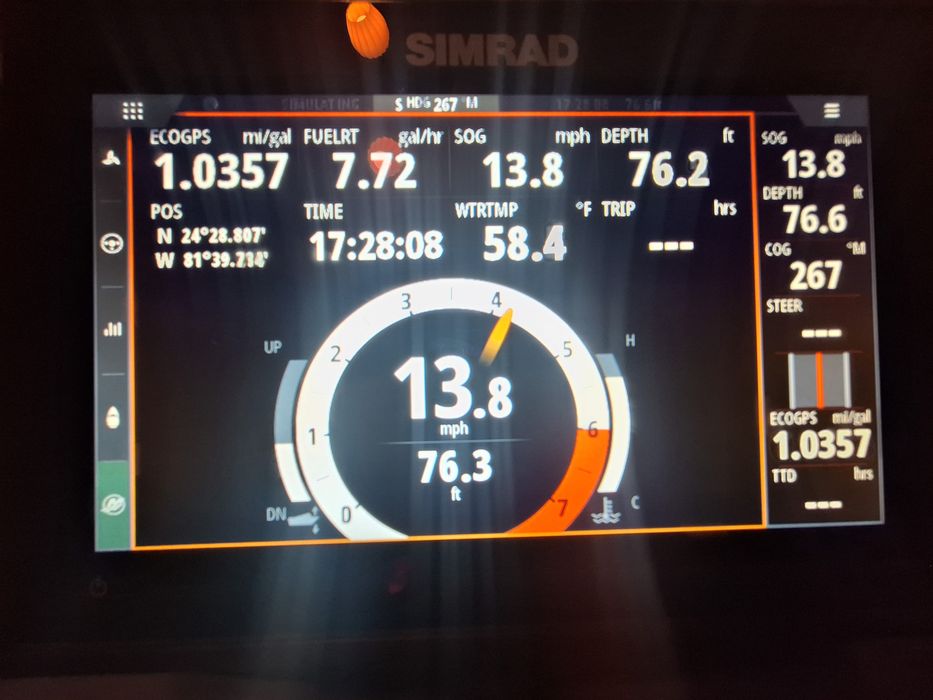 Sonar pescuit Simrad GO9 XSE, sonda Lowrance 3in1