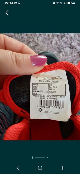 Bocanci drumetie Quechua mărime 36